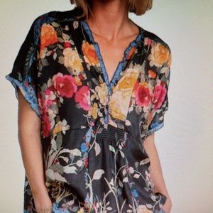 NWT Johnny Was Short Sleeve Blouse